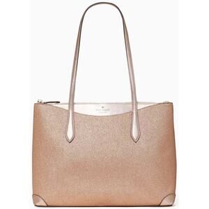 1017. Kate Spade New York Lola Glitter Shimmy Glitter Tote Large Bag
